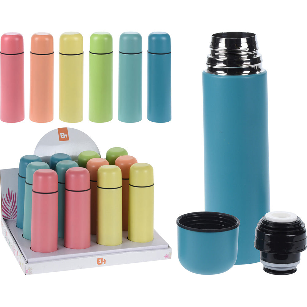Assorted Colours Stainless Steel Vacuum Flask Hot Cold Thermos