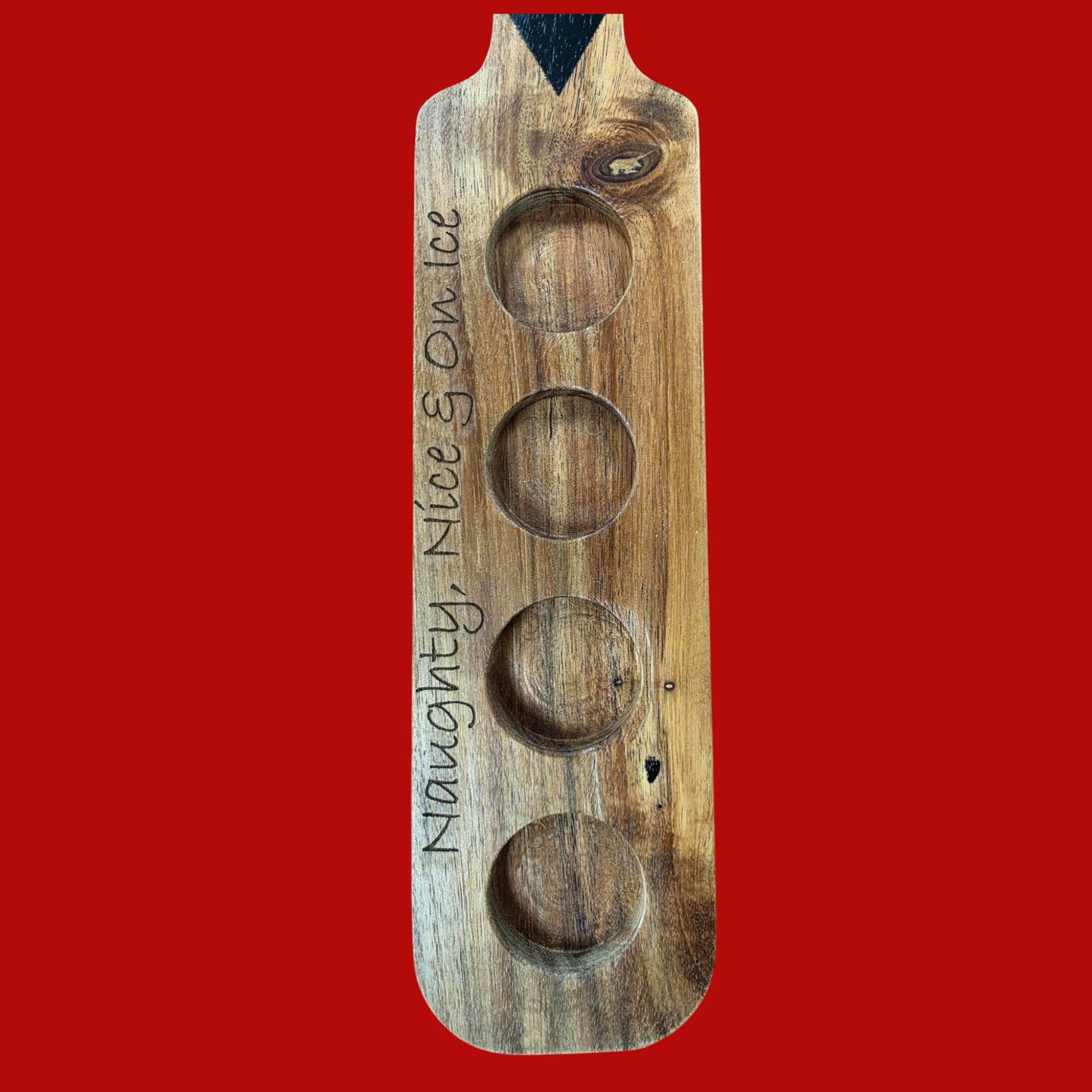 Naughty, Nice and on Ice Shot Glasses Set
