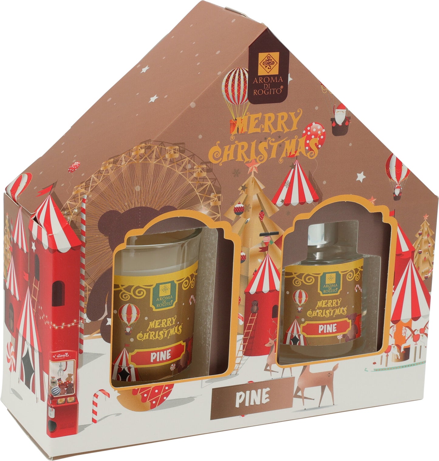 Christmas Diffuser and Candle Gift Set 4x Assorted Fragrances
