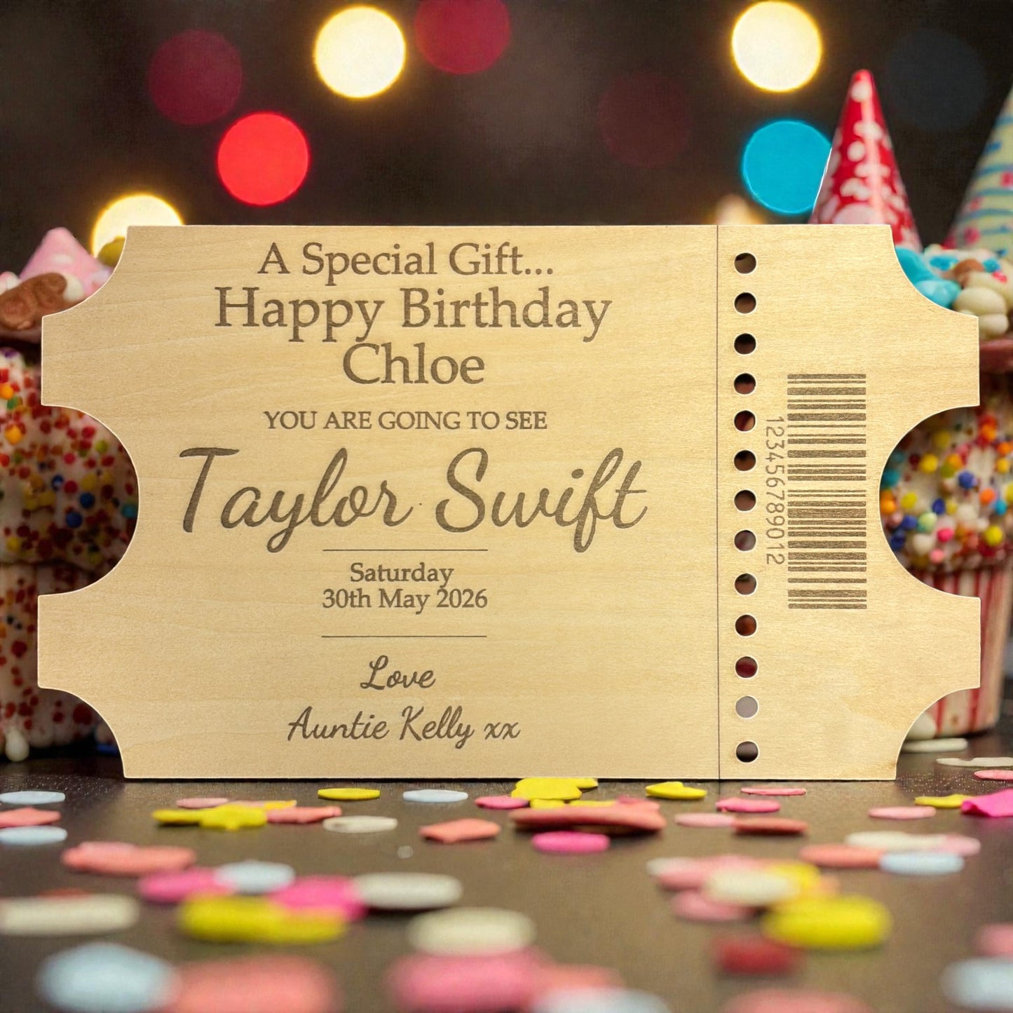 Birthday Personalised Voucher/Ticket