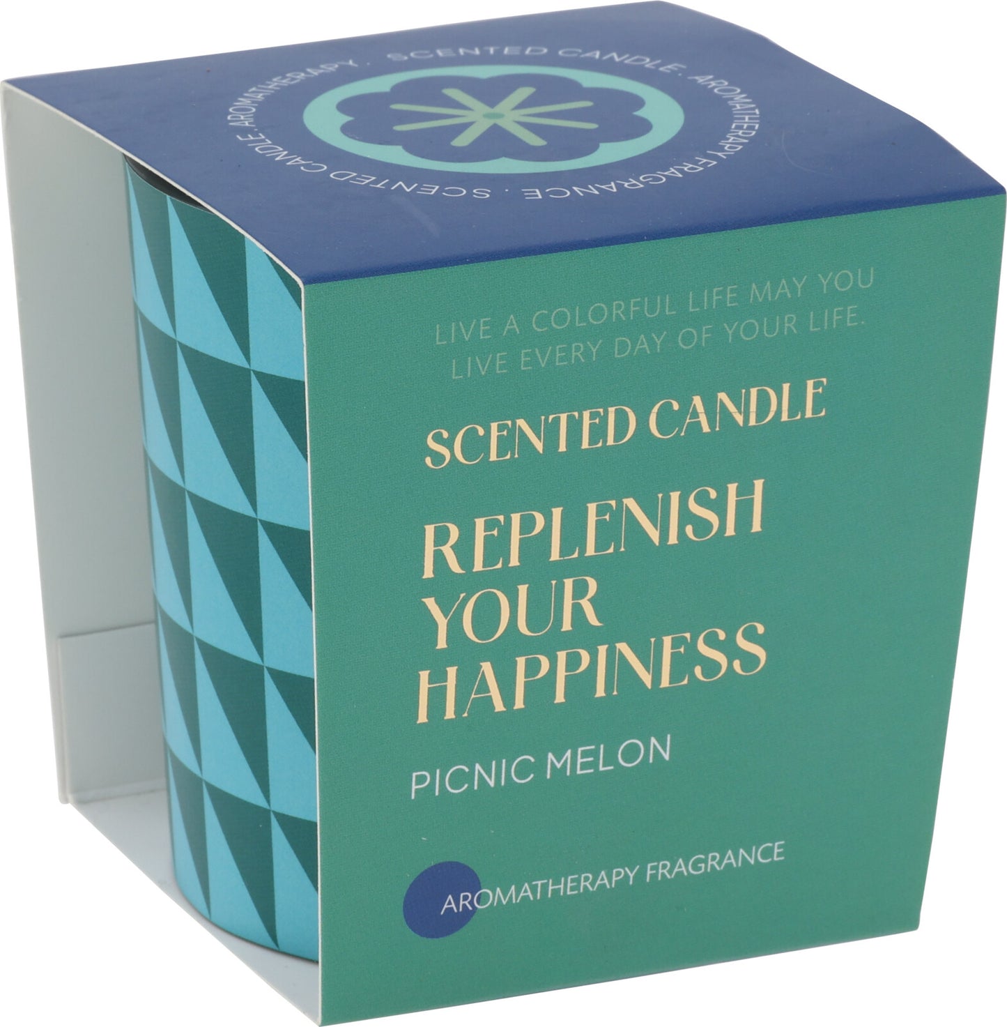Assorted Fragrances Scented Candles Glass Bright Design Gift Set