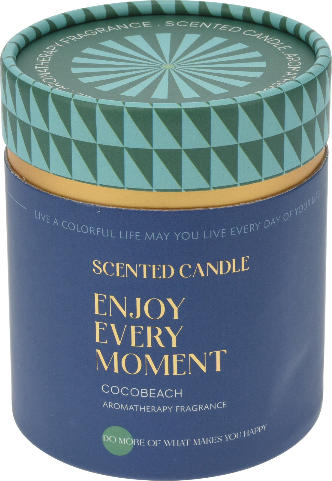 Assorted Fragrances Large Scented Candle in Coloured Glass Gift Box