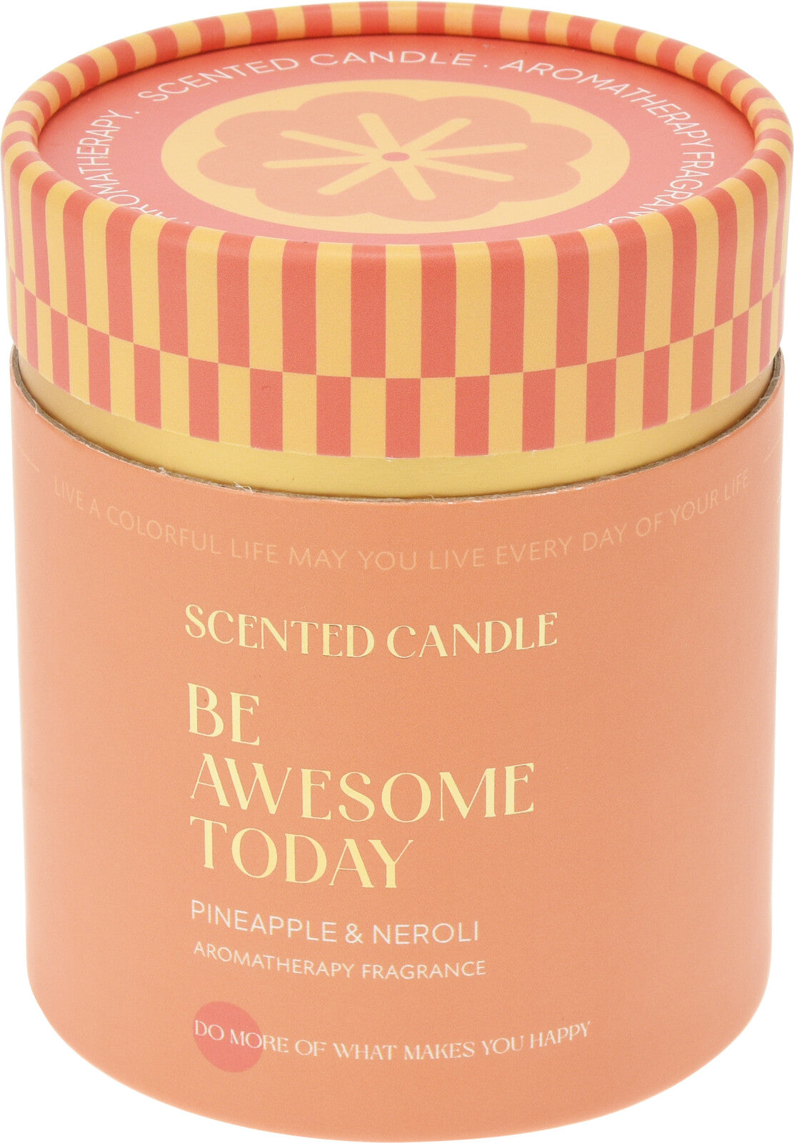 Assorted Fragrances Large Scented Candle in Coloured Glass Gift Box