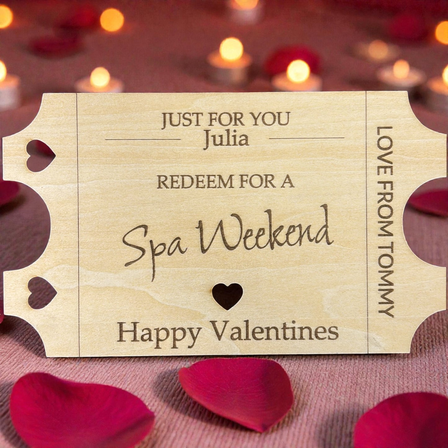 Valentine Personalised Voucher