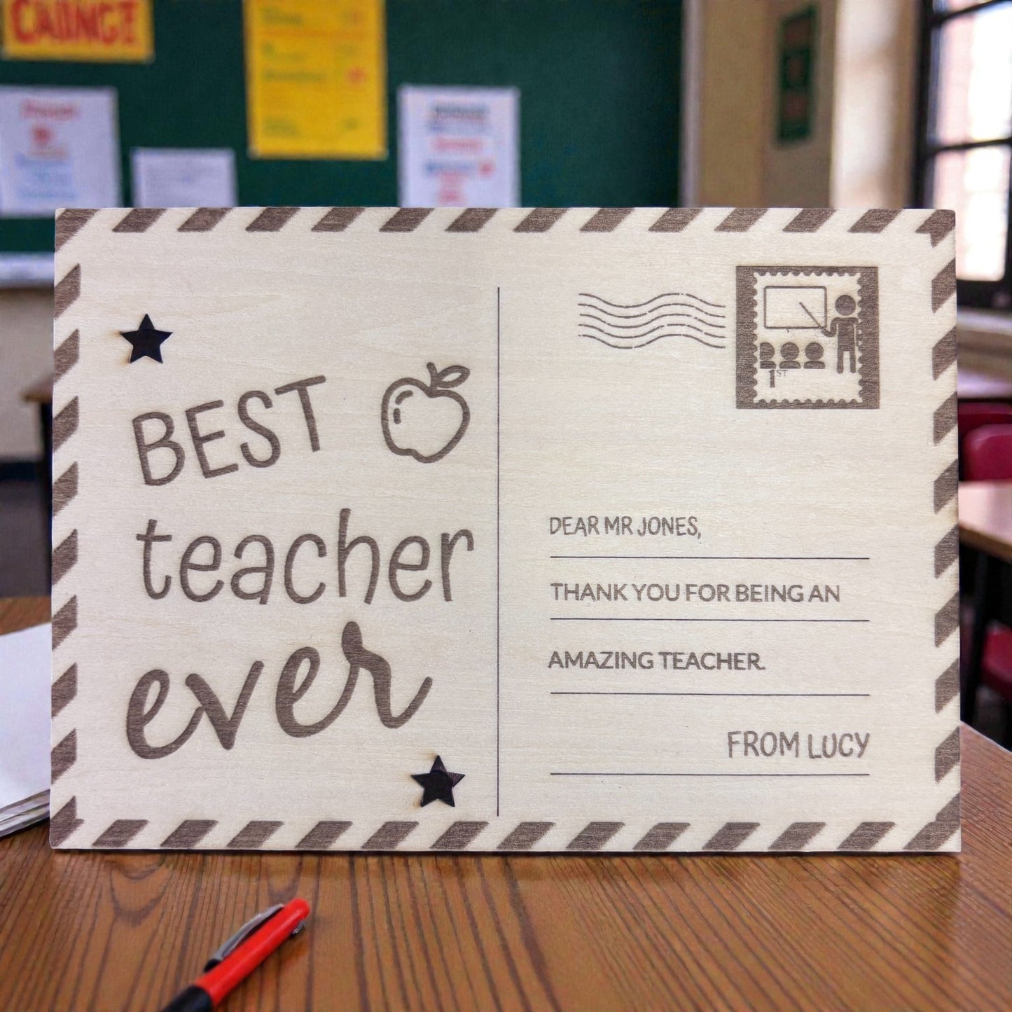 Best Teacher Ever Personalised Gift