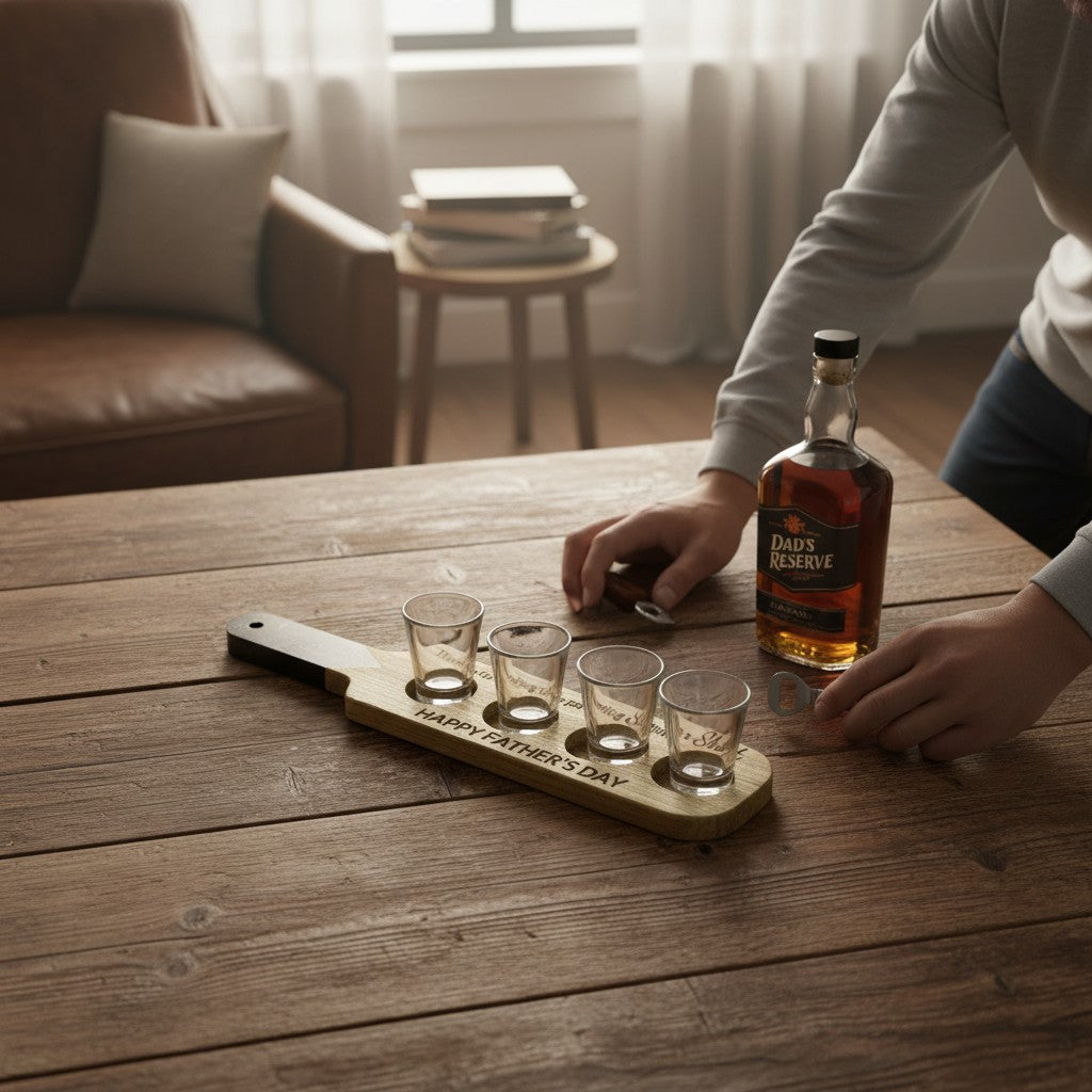 Father's Day Shot Glasses Gift