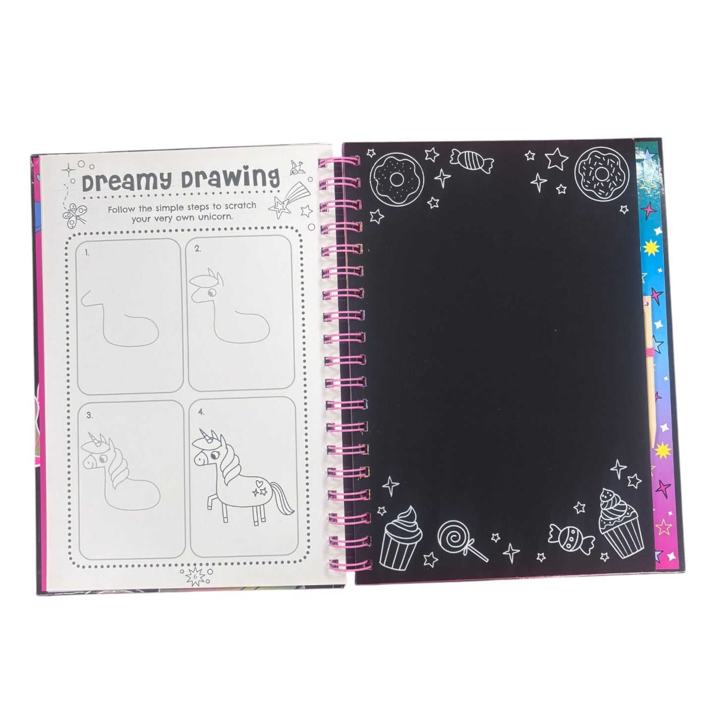 Children's Scratch Art Fun: Unicorn
