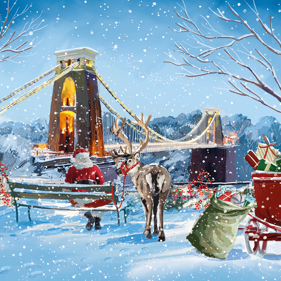 Santa & Rudolf by Bridge