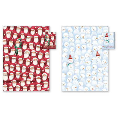Picture of Santa & Snowman  Gift Wrap