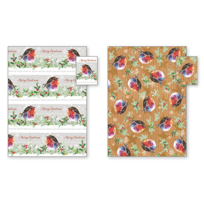 Picture of Fluffy Robin Gift Wrap
