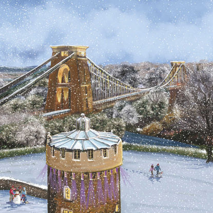 Picture of Clifton Suspension Bridge with Observatory