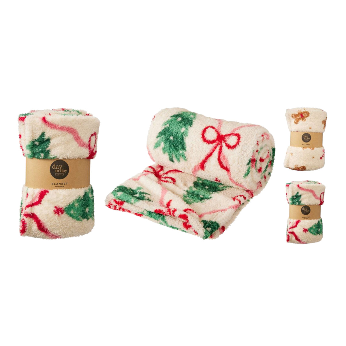 Christmas Blanket 130x160cm 2 Assorted Designs