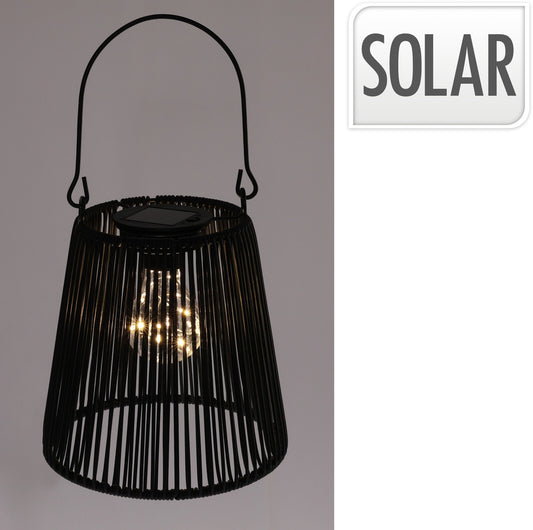 Outdoor Garden Solar Lamps Black