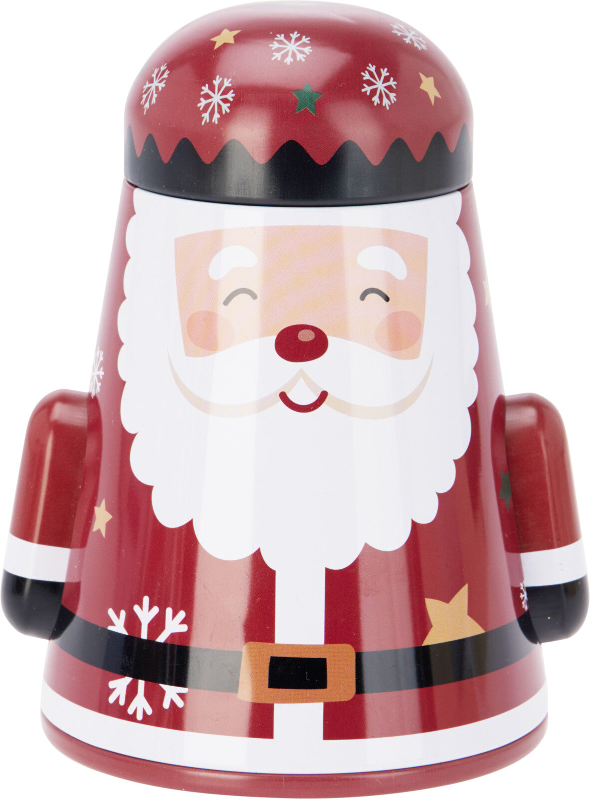 4 Assorted Christmas Storage Tins Traditional Festive Designs