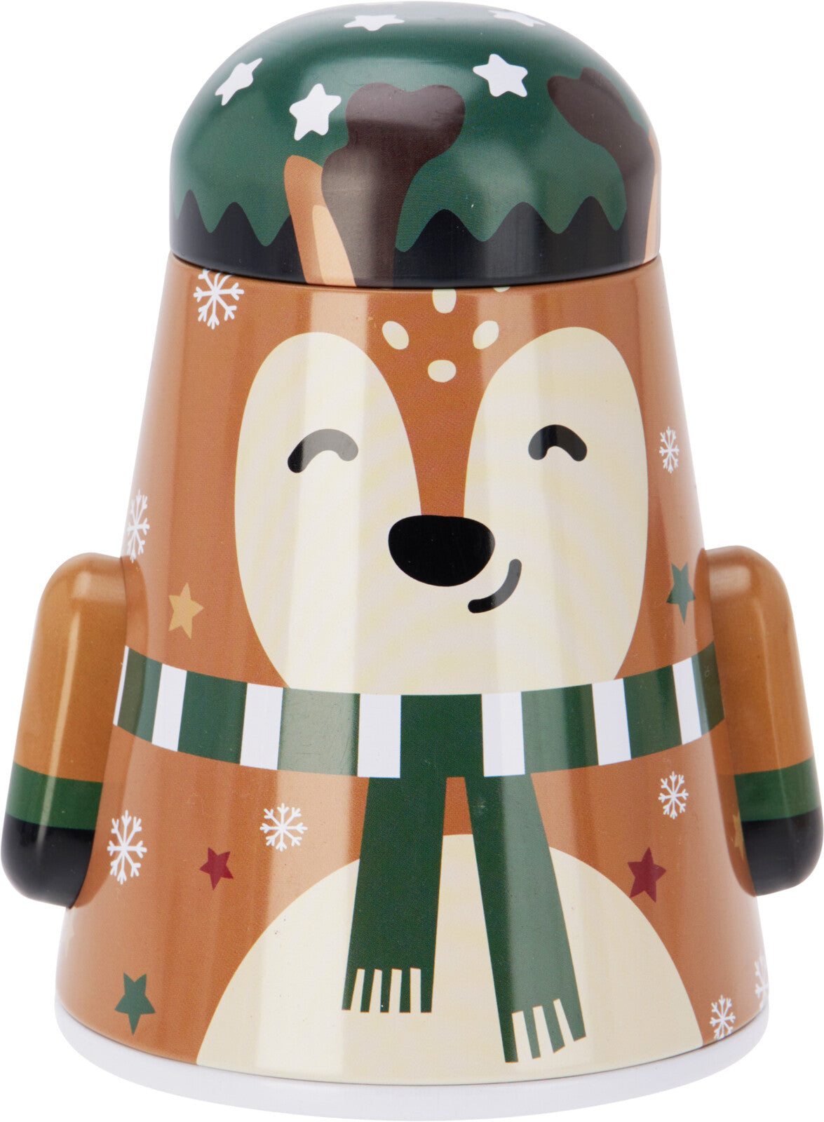 4 Assorted Christmas Storage Tins Traditional Festive Designs