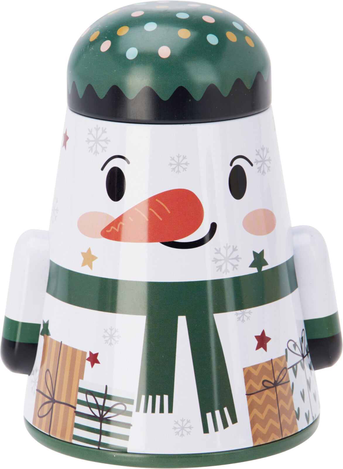 4 Assorted Christmas Storage Tins Traditional Festive Designs