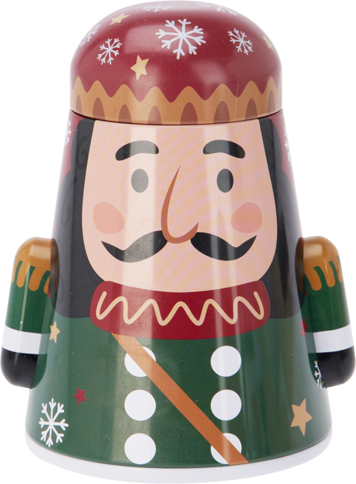 4 Assorted Christmas Storage Tins Traditional Festive Designs