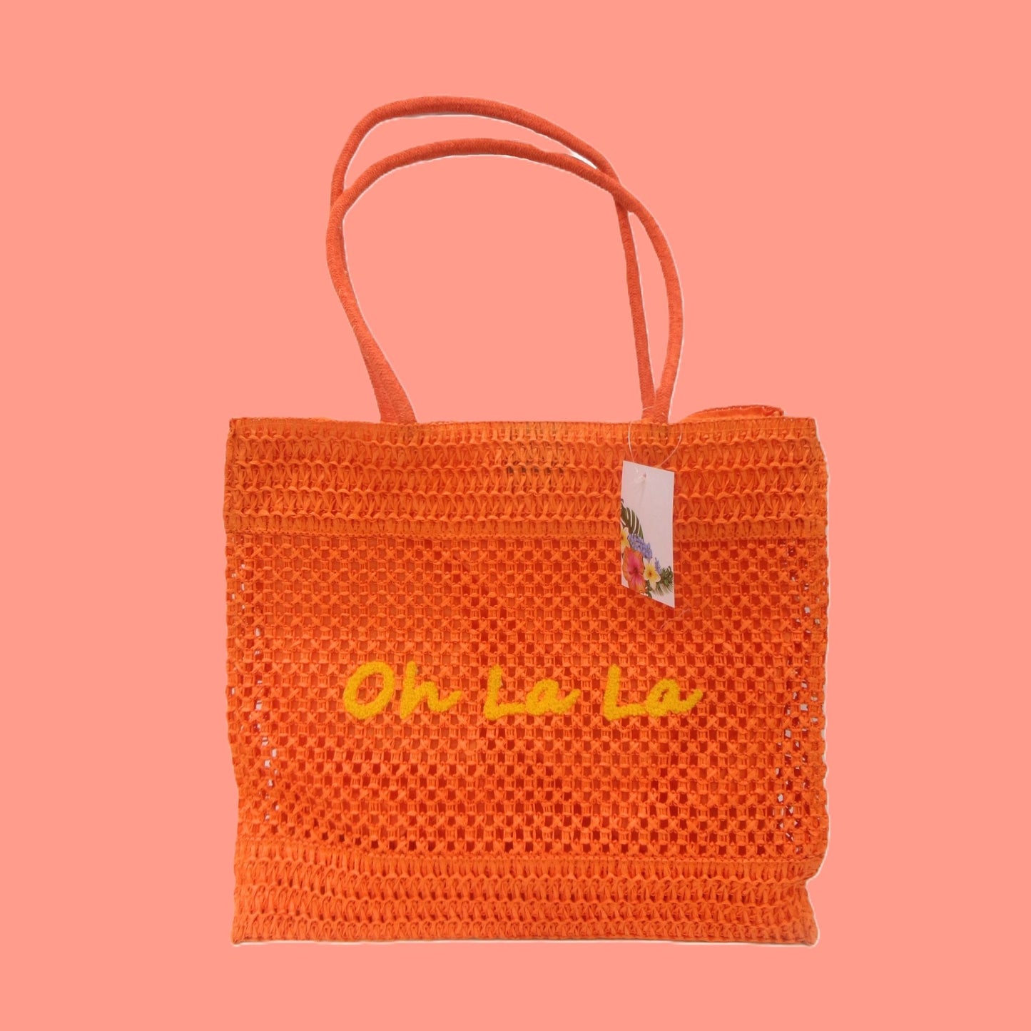 4 Assorted Colourful Greeting Design Shopping Tote Bags