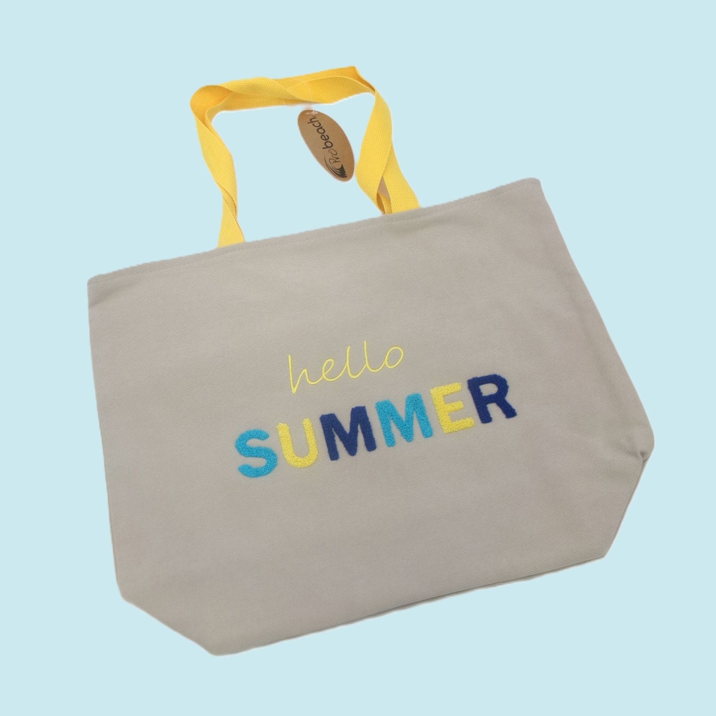 3 Assorted Colourful Quote Design Beach Bags
