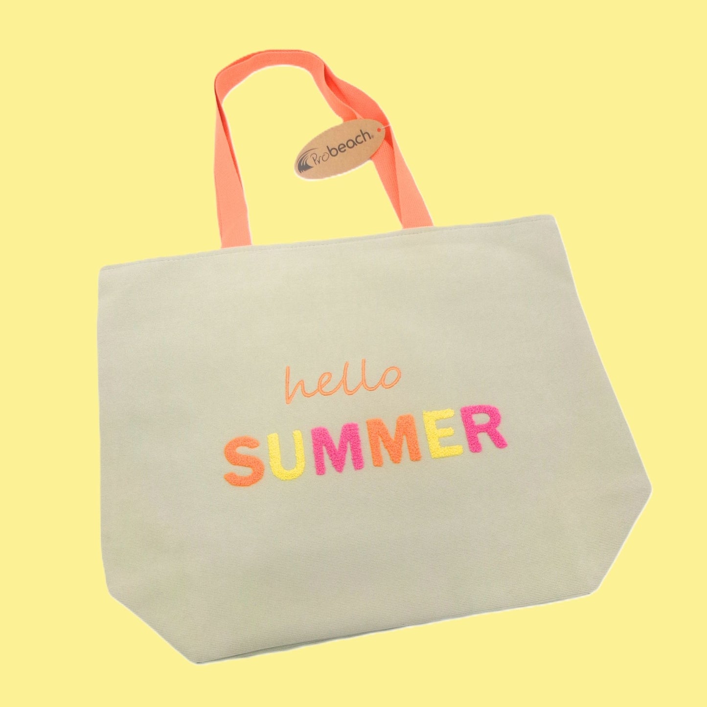 3 Assorted Colourful Quote Design Beach Bags