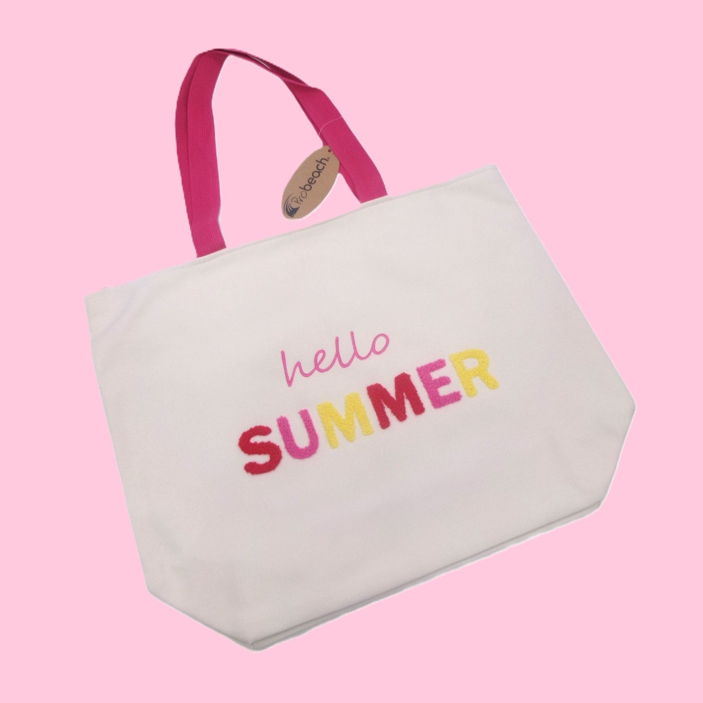 3 Assorted Colourful Quote Design Beach Bags