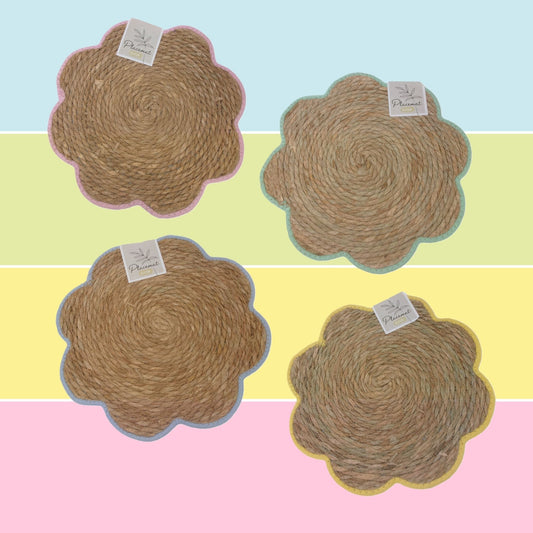 Woven Rattan Placemats in Assorted Colours Home Décor