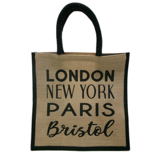 London, New York, Paris, Bristol Tote Bag