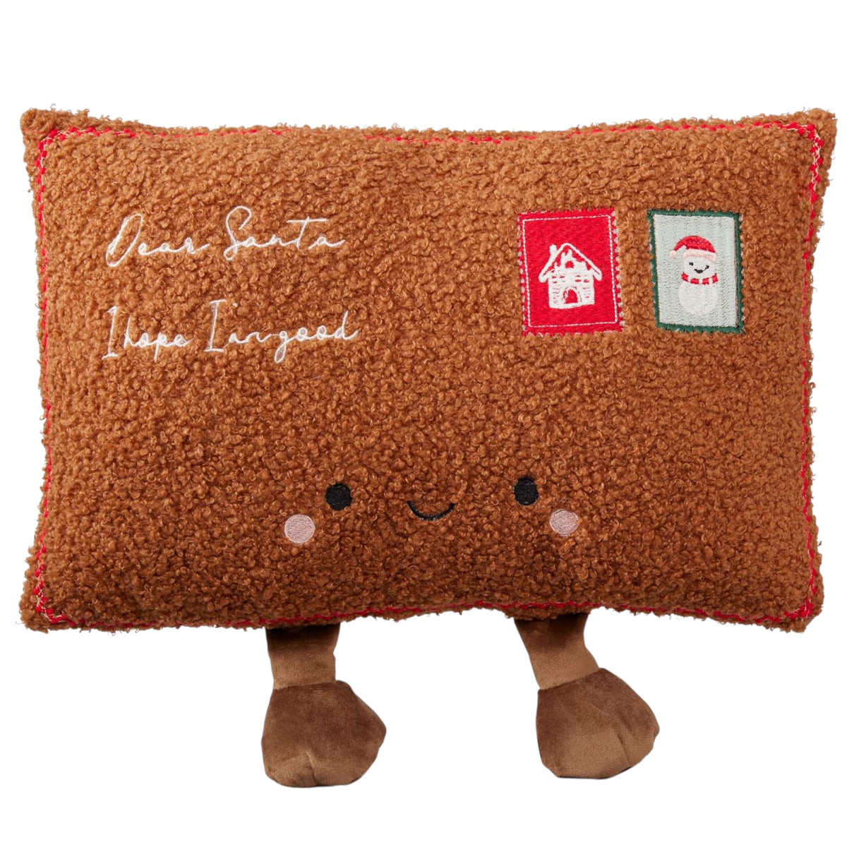 Christmas Envelope  Cushion - 2 Colours Available