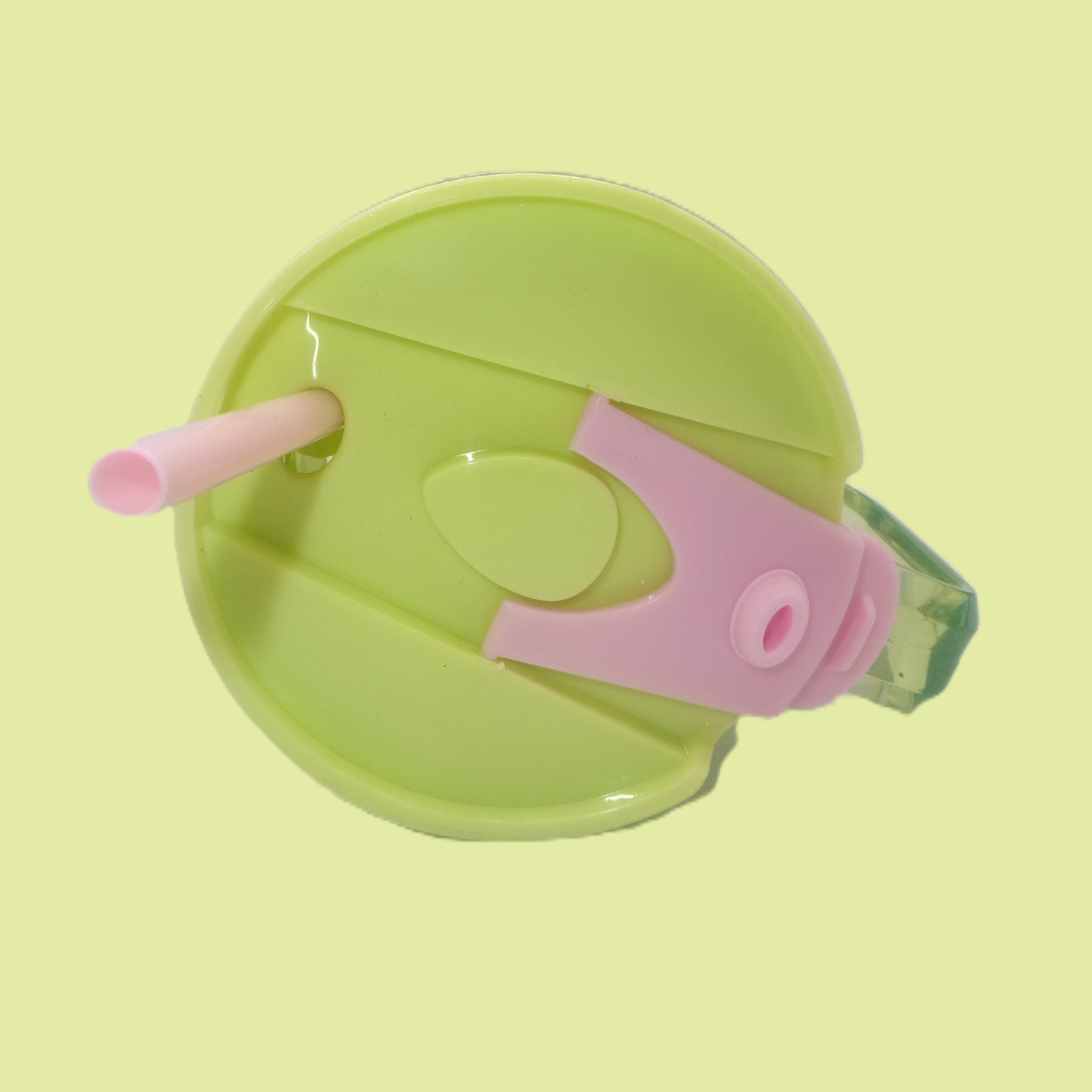 Large Capacity Colourful Plastic Drinks Bottle with Straw