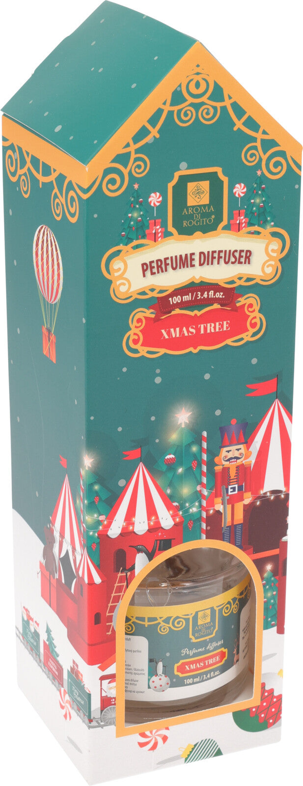Christmas Gift Diffuser 100ml with 4 Reeds 4x Assorted Fragrances