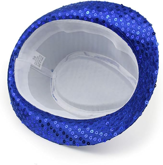 Blue Sequin Fedora Hat - Wear It Blue Event