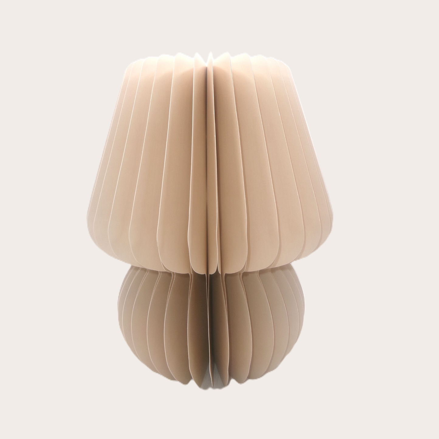 2 Assorted Coloured Paper LED Table Lamps 30cm