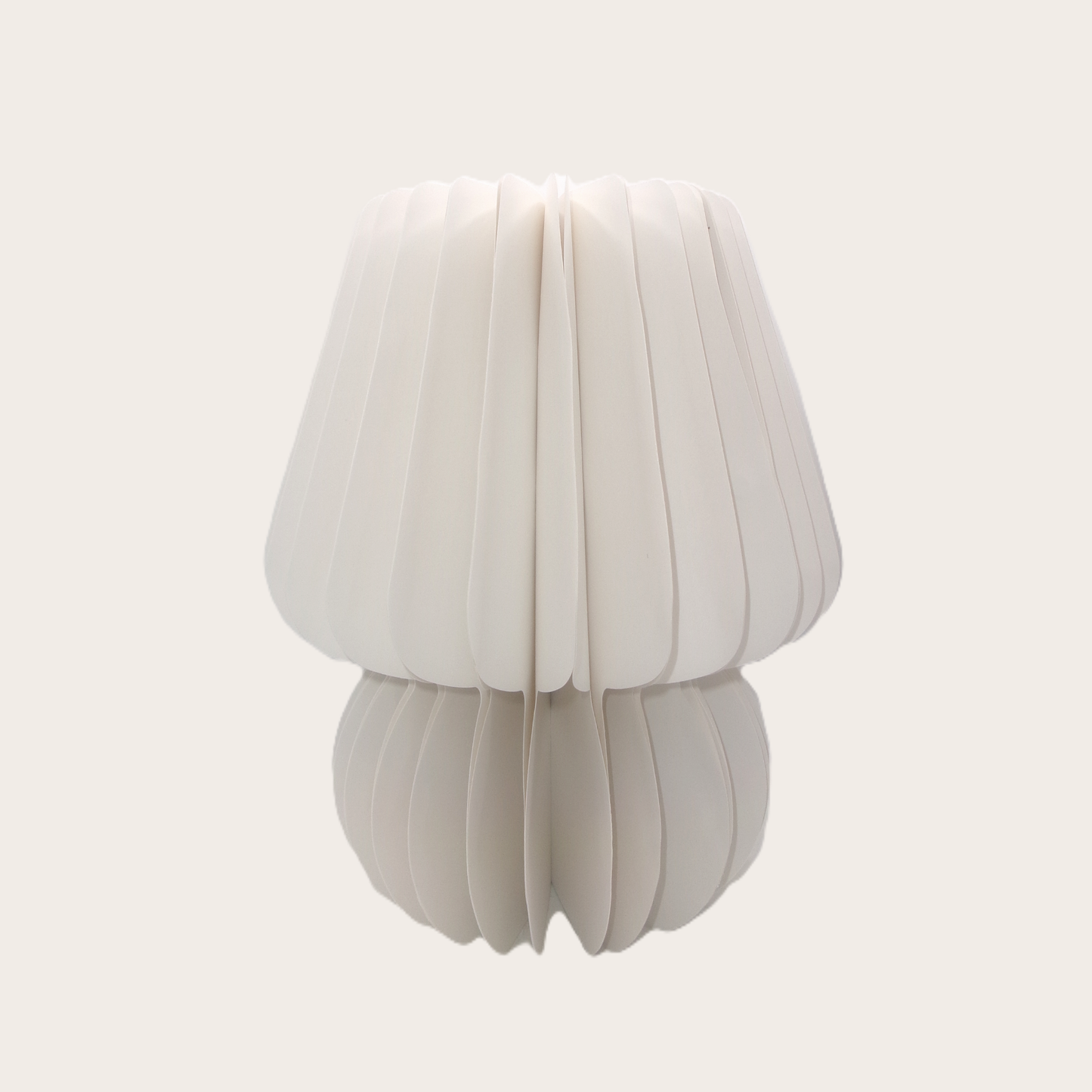 2 Assorted Coloured Paper LED Table Lamps 30cm