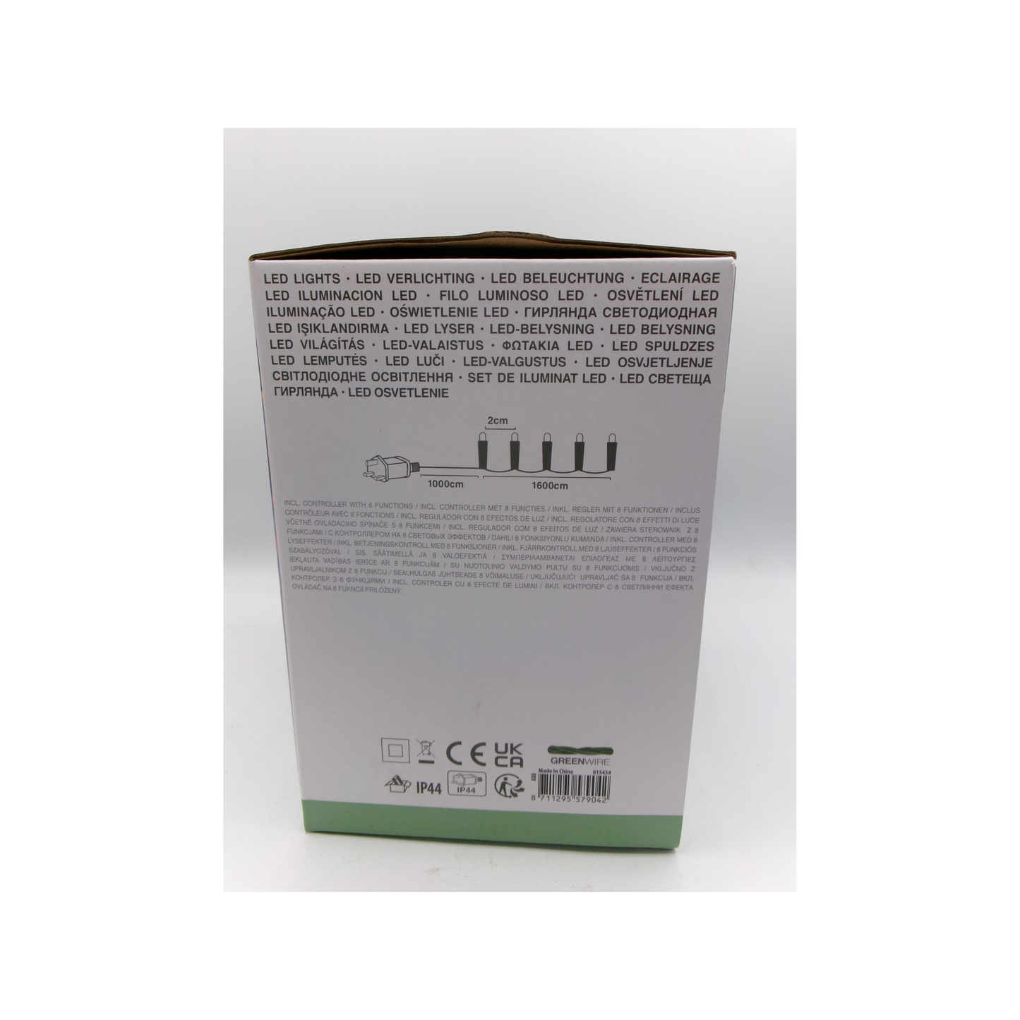 800 LED Tree Lights  Multicolour 16M 8 Functions