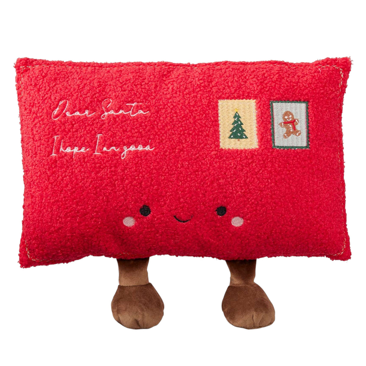 Christmas Envelope  Cushion - 2 Colours Available