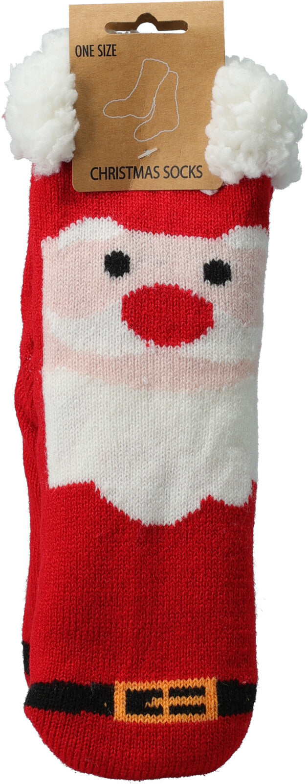 Christmas Socks Sherpa Inside one Size 6x Assorted Designs