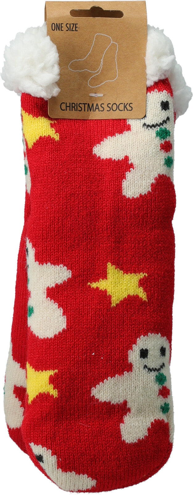 Christmas Socks Sherpa Inside one Size 6x Assorted Designs