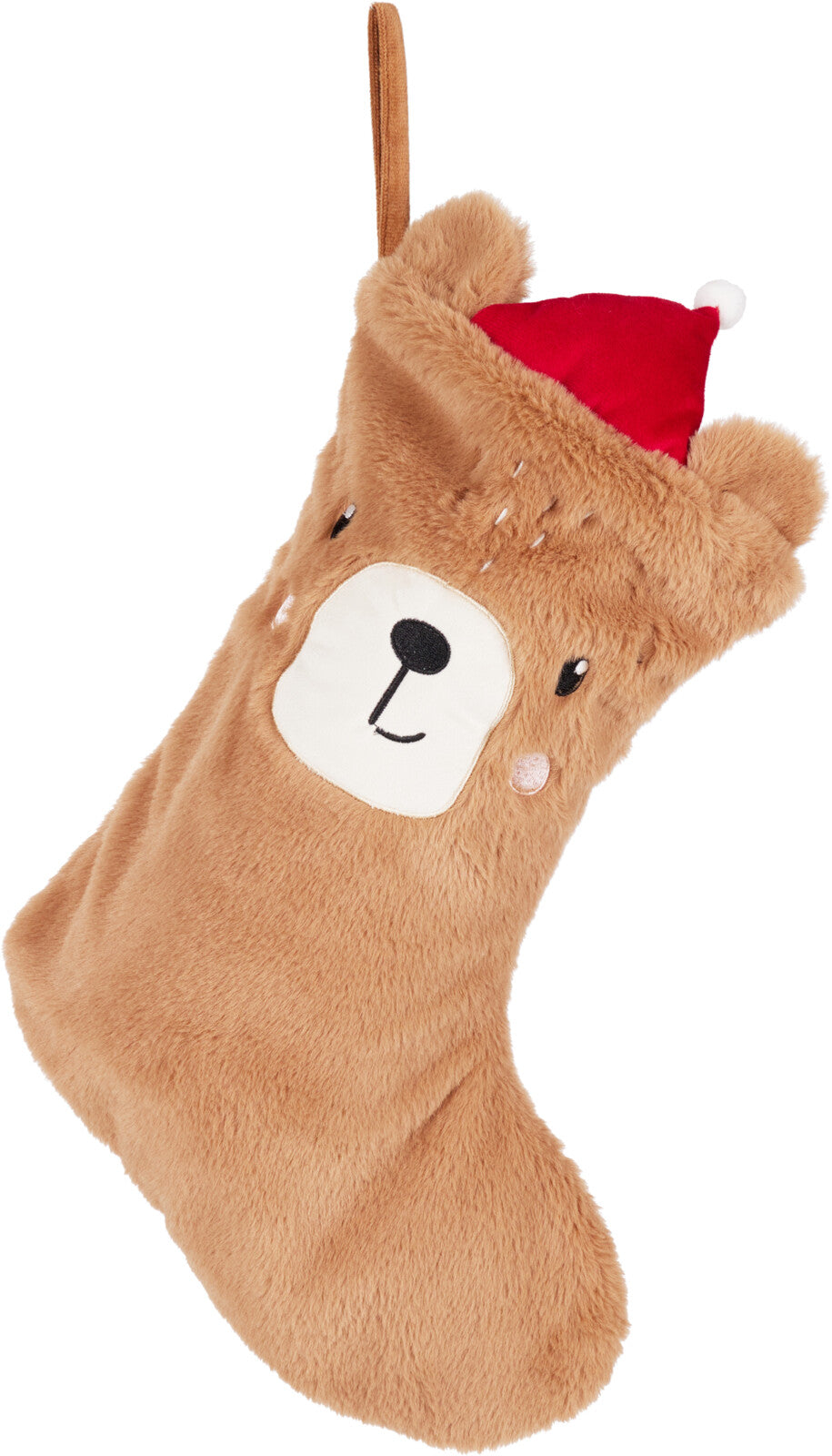 Christmas Stocking Animal Design 40x22cm 3x Assorted Designs
