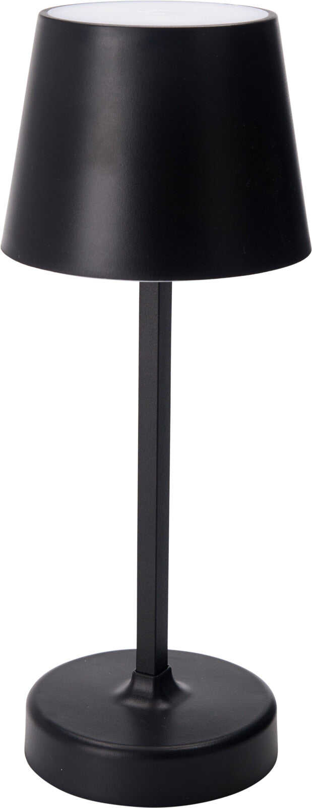 Battery Operated LED Table Lamp with Dimmer Black