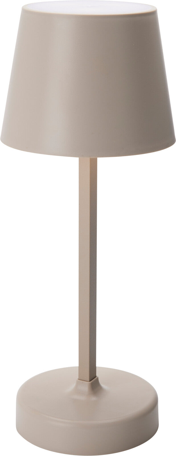 Battery Operated LED Table Lamp with Dimmer Cream