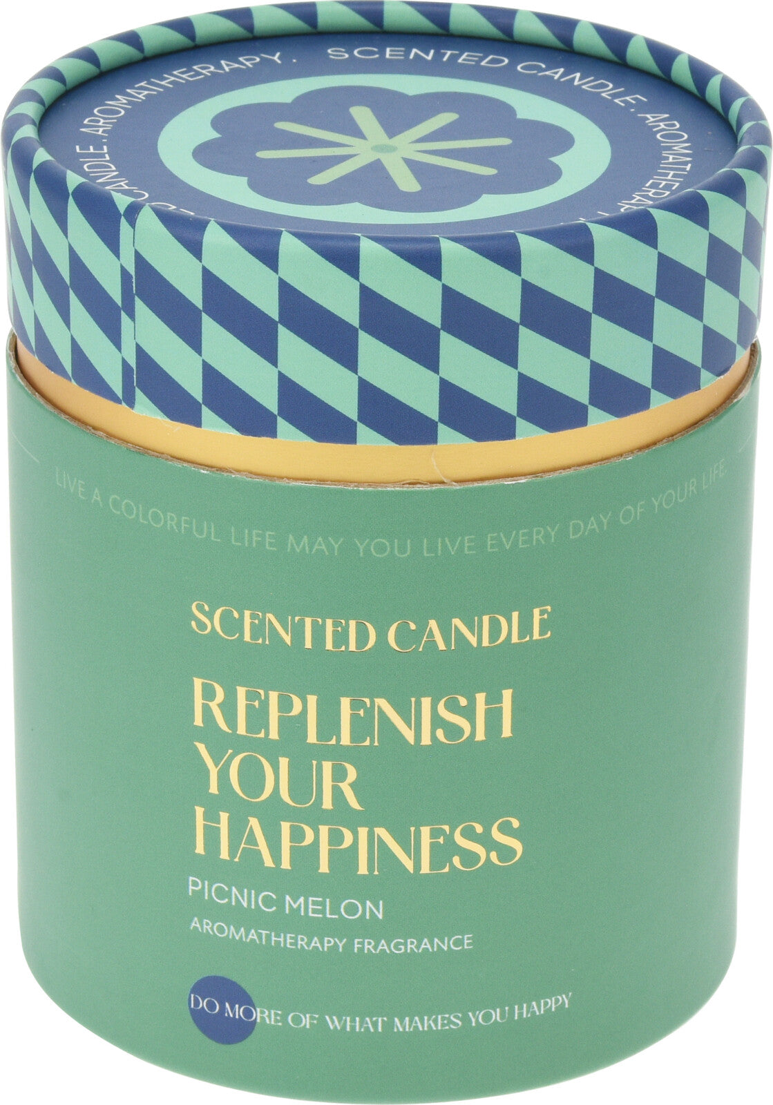 Assorted Fragrances Large Scented Candle in Coloured Glass Gift Box