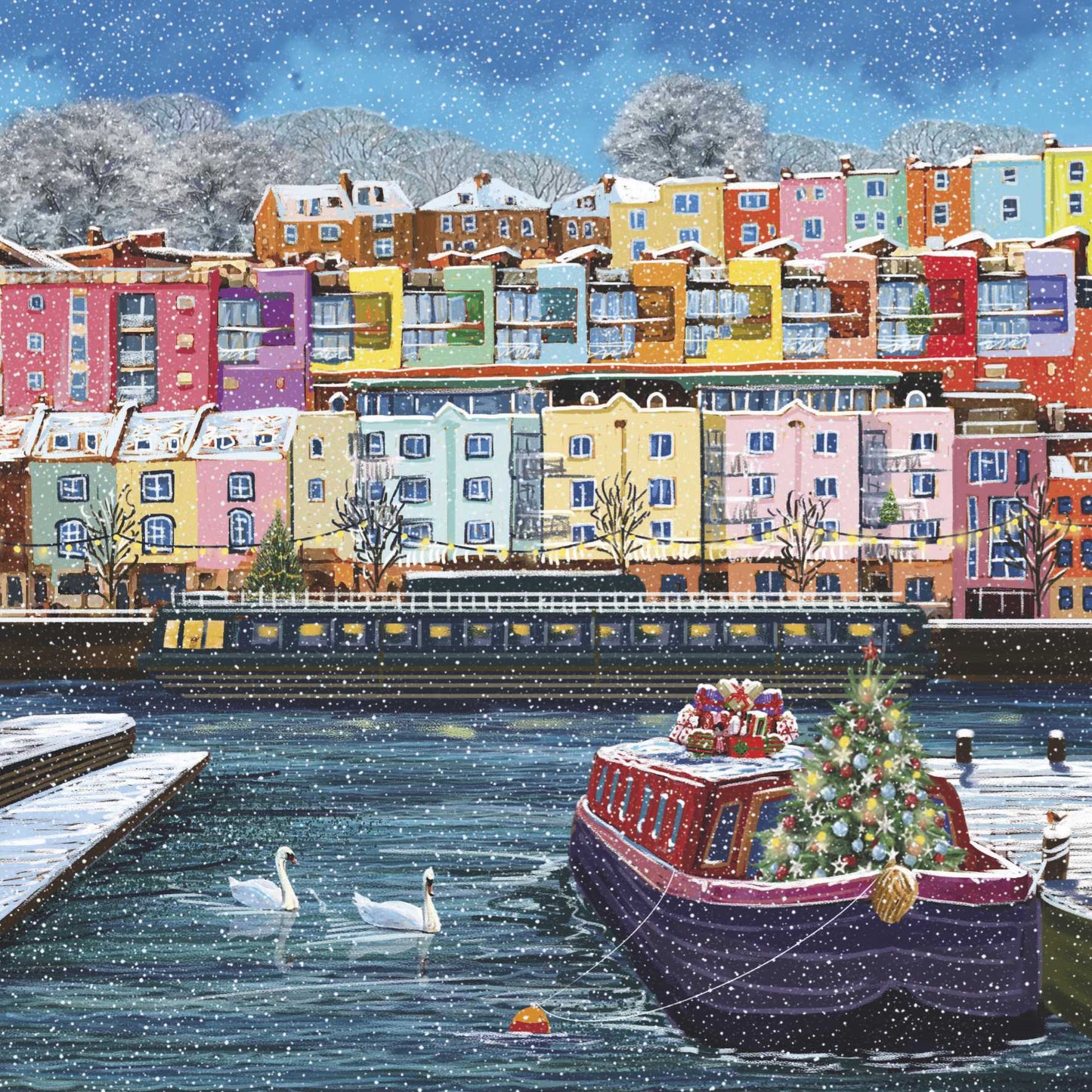 Canal Boat Christmas