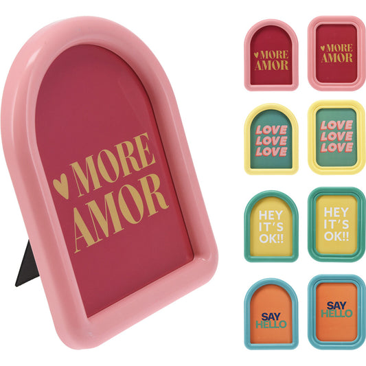 Assorted Small Pastel Colour Photo Picture Frames