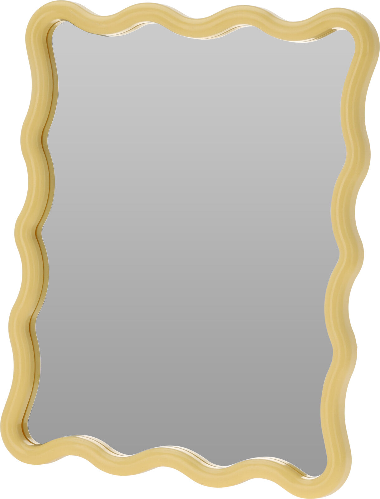 Assorted Colour Wiggle Wavy Mirror Home Decor Wall Hanging Pastel