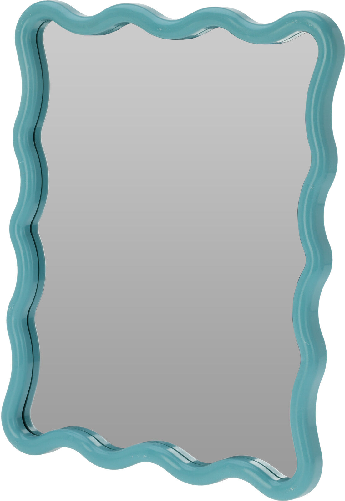 Assorted Colour Wiggle Wavy Mirror Home Decor Wall Hanging Pastel