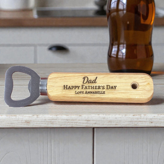 Father's Day Personalised Bottle Opener