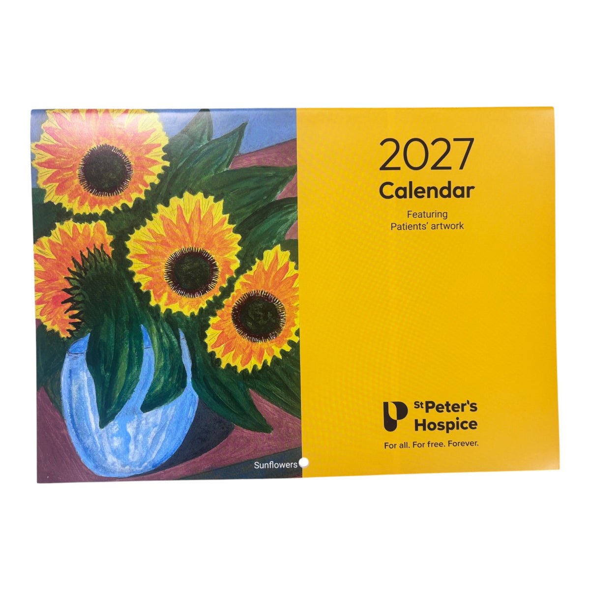 St Peter's Hospice 2027 Calendar Featuring Patients Artwork