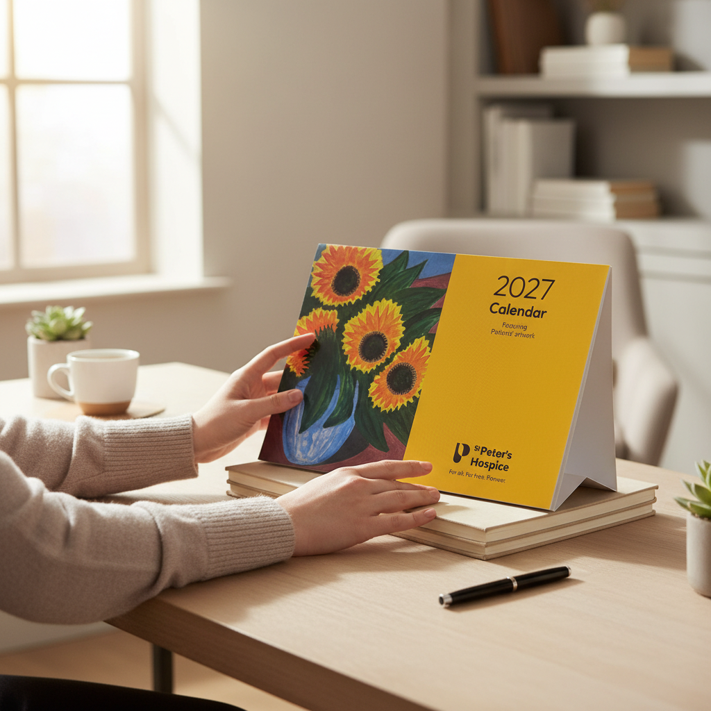 St Peter's Hospice 2027 Calendar Featuring Patients Artwork