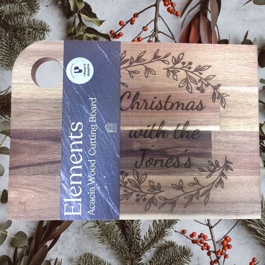 'Christmas' Personalised Chopping Board