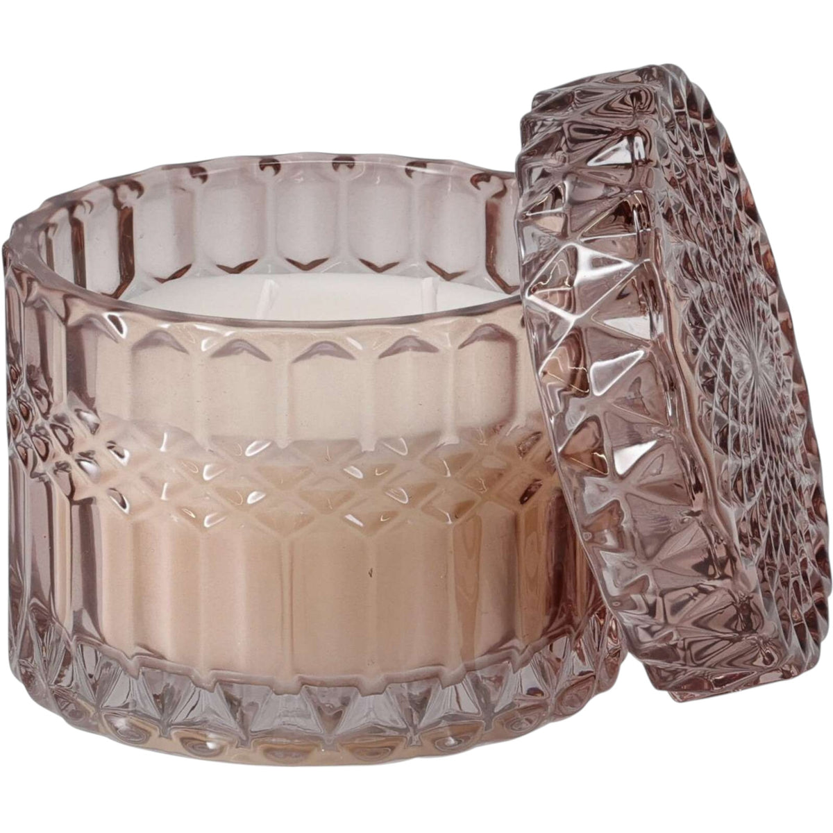 Scented candle in Glass Jar with Lid - 2 Scents Available